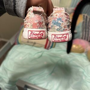 Blowfish floral toddler sneaker